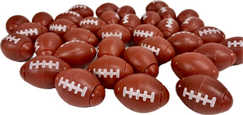 GIFTEXPRESS 25PC Football Fidget Spinner Toy, Party Favor for Football Party, Sport Event, Goodies Bag Stuffer, Classroom Prize Toy Pinata Filler, Kids Birthday Party, Brown - Image 5
